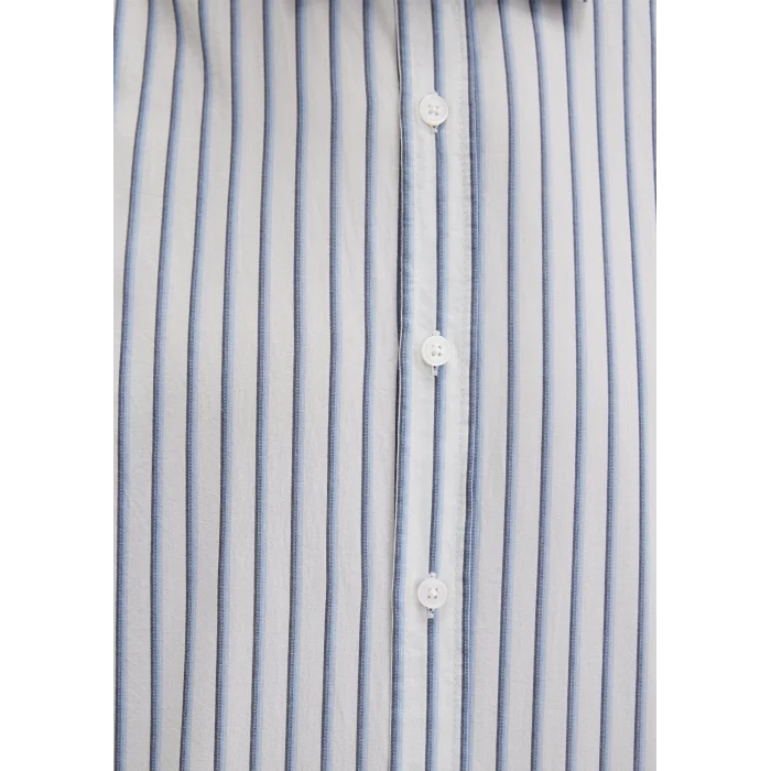 Mavi 0211705-90928 Çizgili Lacivert Gömlek