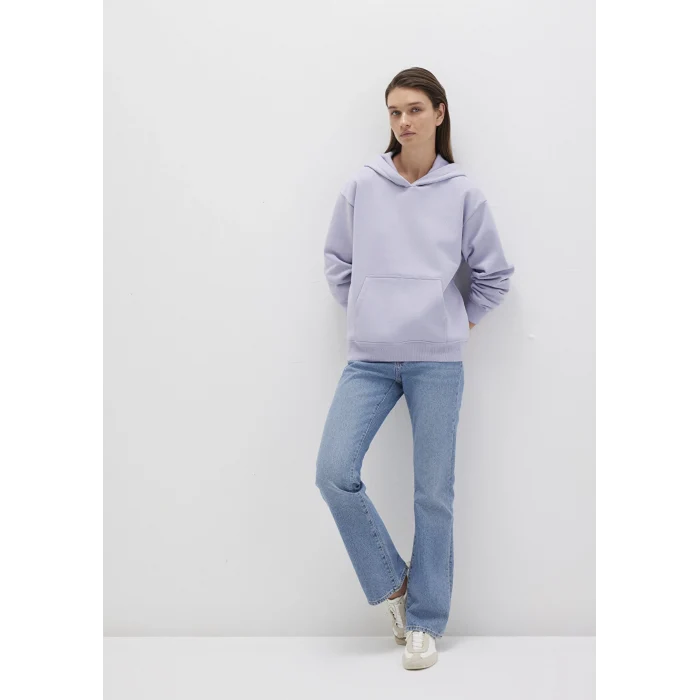 Mavi 167299-70531 Kapüşonlu Lila Basic Sweatshirt
