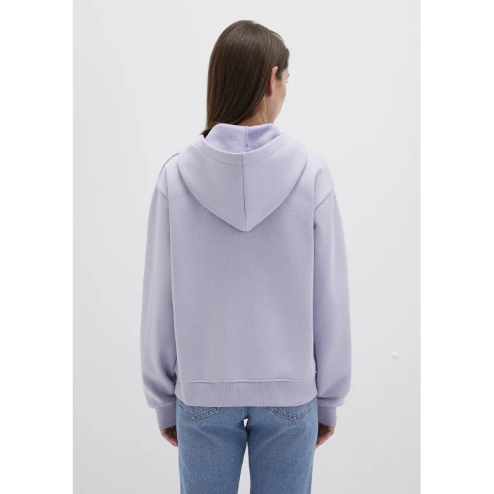 Mavi 167299-70531 Kapüşonlu Lila Basic Sweatshirt