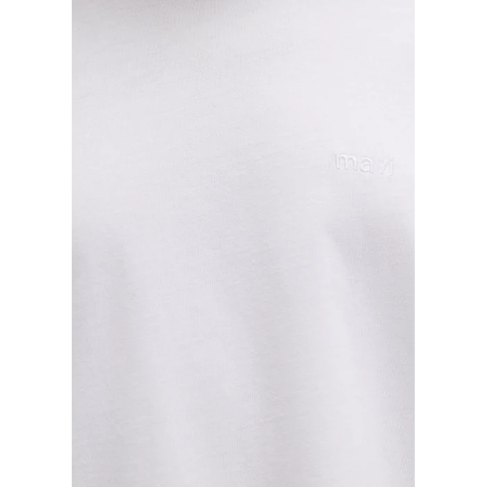 Mavi 1613225-620 Mavi Naskışlı Beyaz Basic Tişört
