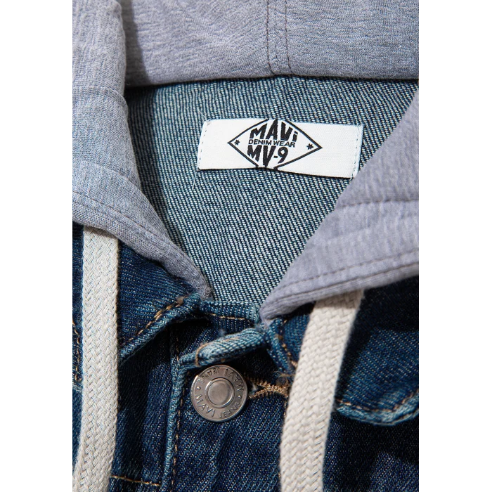 Mavi 6111402-91062 Kai Street Mv91 Koyu Mavi Jean Ceket