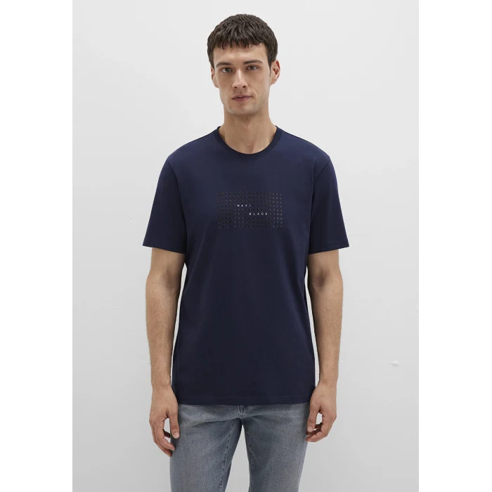Mavi 0612866-86415 Mavi Black Baskılı Lacivert Tişört