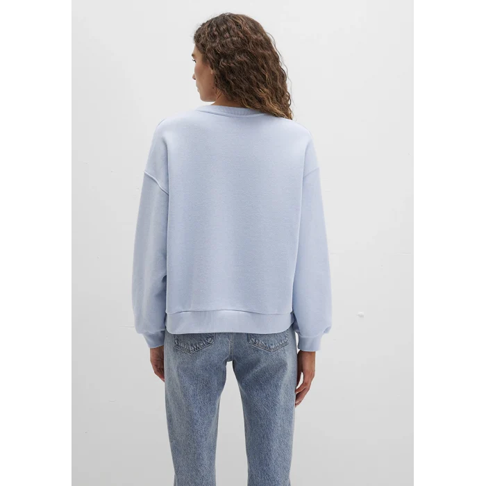 Mavi 1S10419-70813 Mavi Logo Baskılı Mavi Sweatshirt