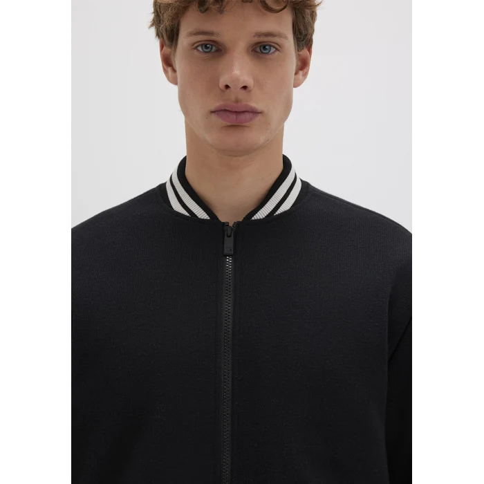 Mavi 0110214-71379 MV DNM Baskılı Bomber Ceket