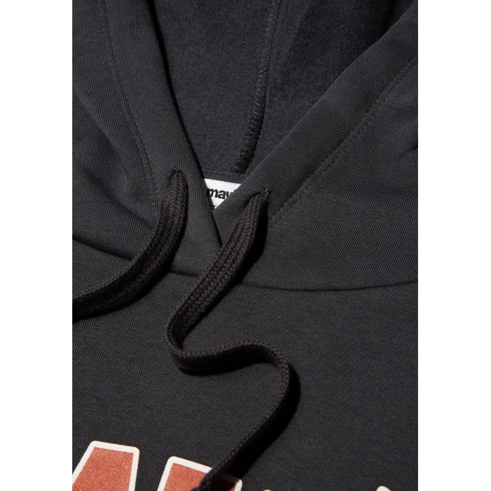 Mavi 1600361-80106 Mavi Logo Baskılı Kapüşonlu Antrasit Sweatshirt