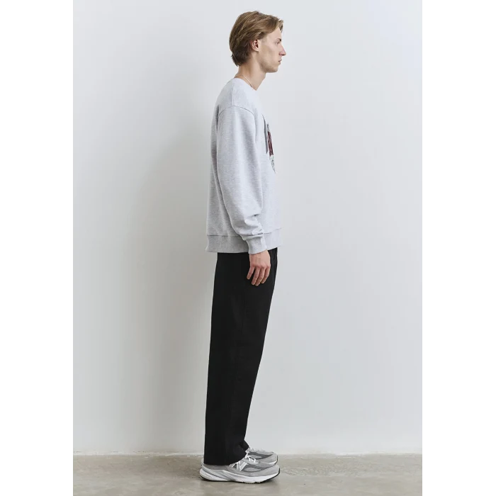 Mavi 0S10389-82498 Mavi Logo Baskılı Gri Sweatshirt