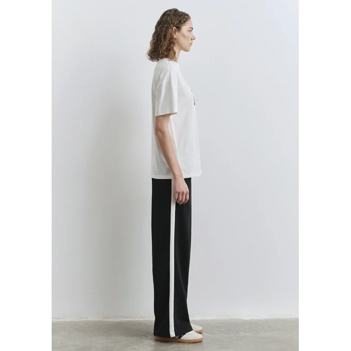 Mavi 1613333-70057 Mavi Logo Baskılı Ekru Tişört