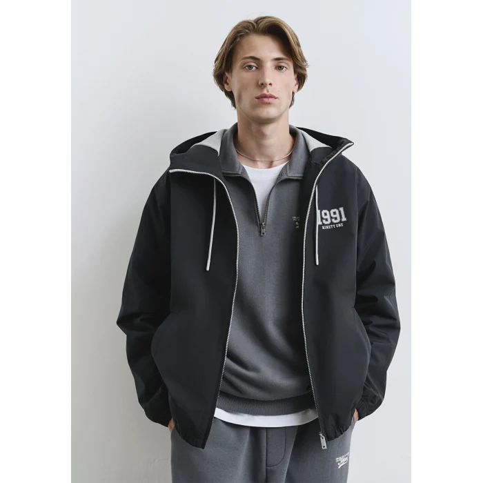 Mavi 0110622-71379 MVJNS Baskılı Kapüşonlu Mont