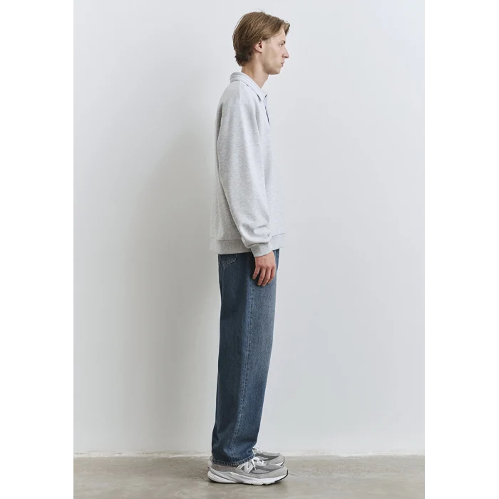 Mavi 0S10390-82498 Polo Yaka Gri Sweatshirt