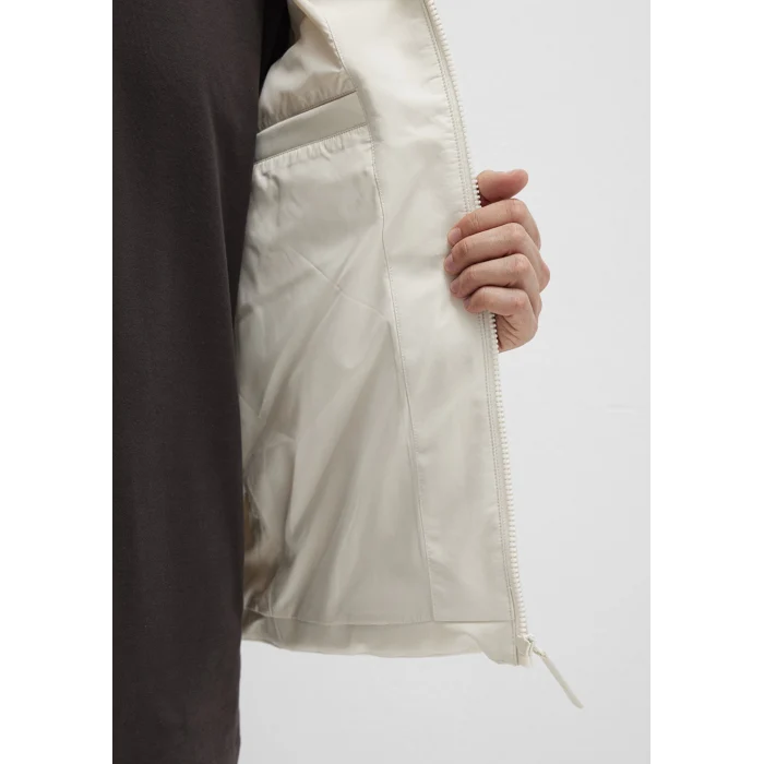 Mavi 0110619-70134 Kapüşonlu Ekru Şişme Yelek