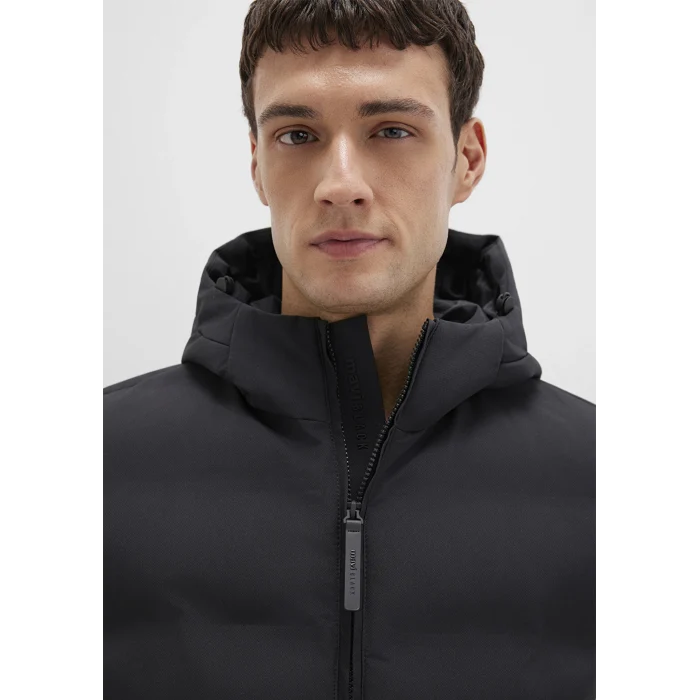 Mavi 0110619-71379 Kapüşonlu Siyah Şişme Yelek