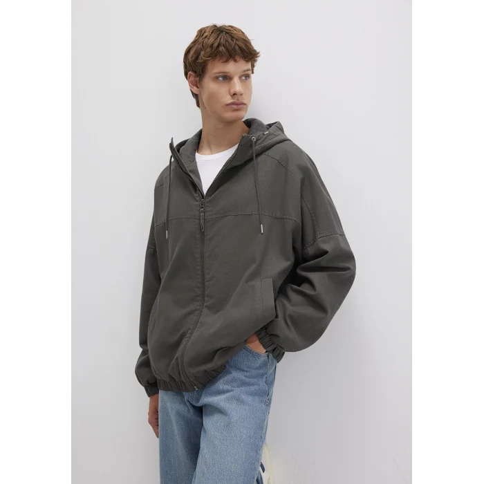 Mavi 0110398-86764 Kapüşonlu Gri Ceket