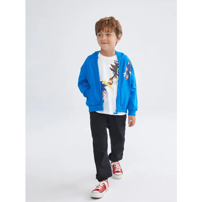 LCW Kids Siyah Basic Erkek Çocuk Polar Astarlı Jean Pantolon