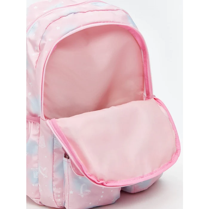 LCW ACCESSORIES Pembe Çok Bölmeli Kız Çocuk Sırt Çantası