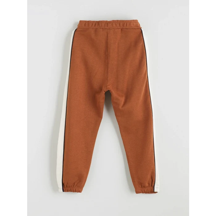 LCW Kids Kahverengi Yazı Baskılı Erkek Çocuk Jogger Eşofman Altı