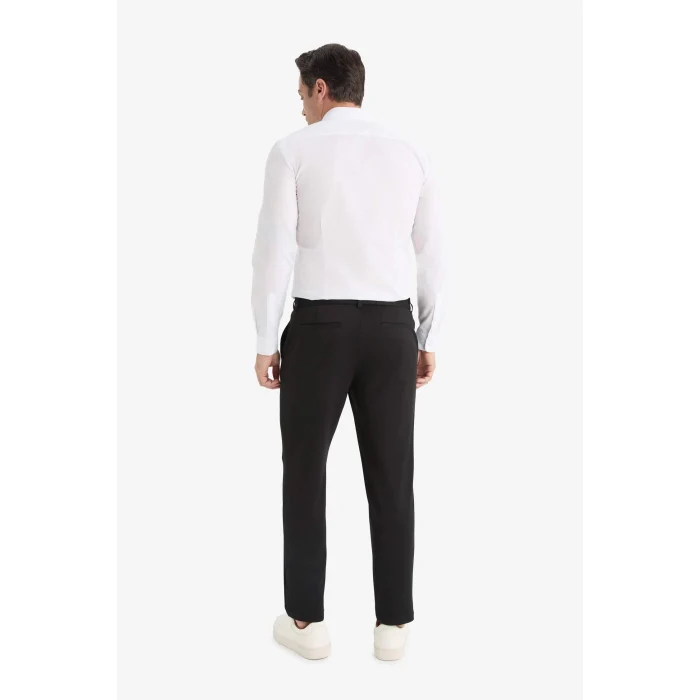 Defacto T6317AZBK27 Siyah Jogger Fit Cepli Esnek Kumaş Düz Paça Pantolon