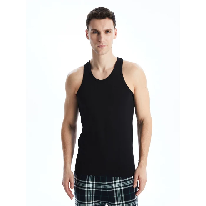 LC WAIKIKI Siyah U Yaka Penye Erkek Atlet 2li