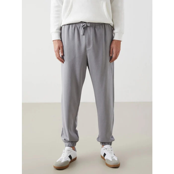 XSIDE Gri Rahat Kalıp Erkek Kalın Jogger Eşofman Altı