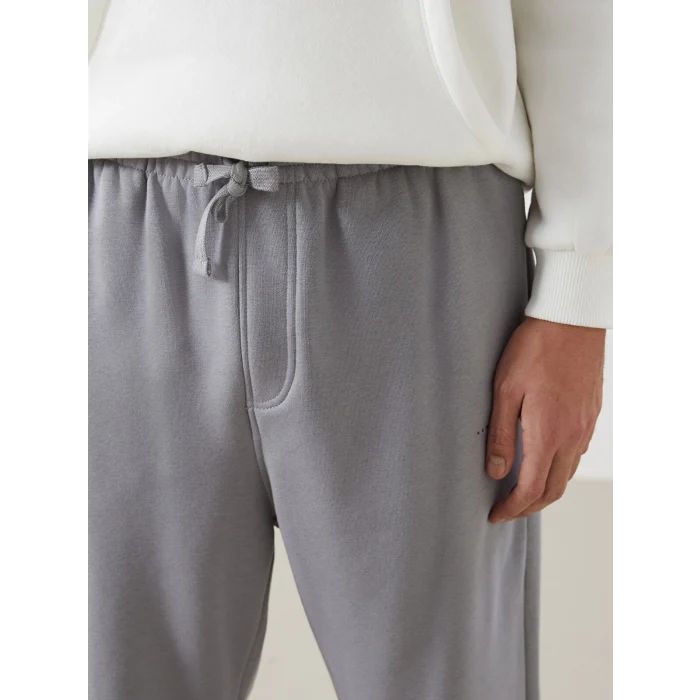 XSIDE Gri Rahat Kalıp Erkek Kalın Jogger Eşofman Altı