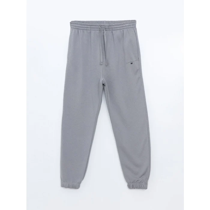 XSIDE Gri Rahat Kalıp Erkek Kalın Jogger Eşofman Altı