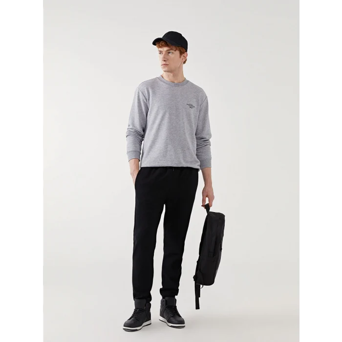 XSIDE Siyah Standart Kalıp Erkek Jogger Eşofman Altı