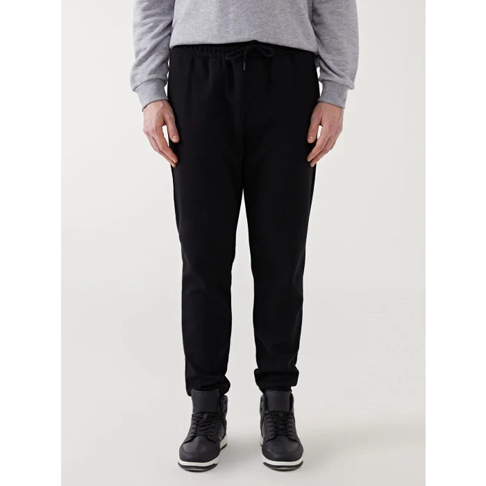 XSIDE Siyah Standart Kalıp Erkek Jogger Eşofman Altı