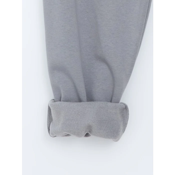 XSIDE Gri Rahat Kalıp Erkek Kalın Jogger Eşofman Altı