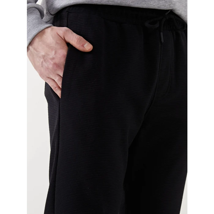 XSIDE Siyah Standart Kalıp Erkek Jogger Eşofman Altı