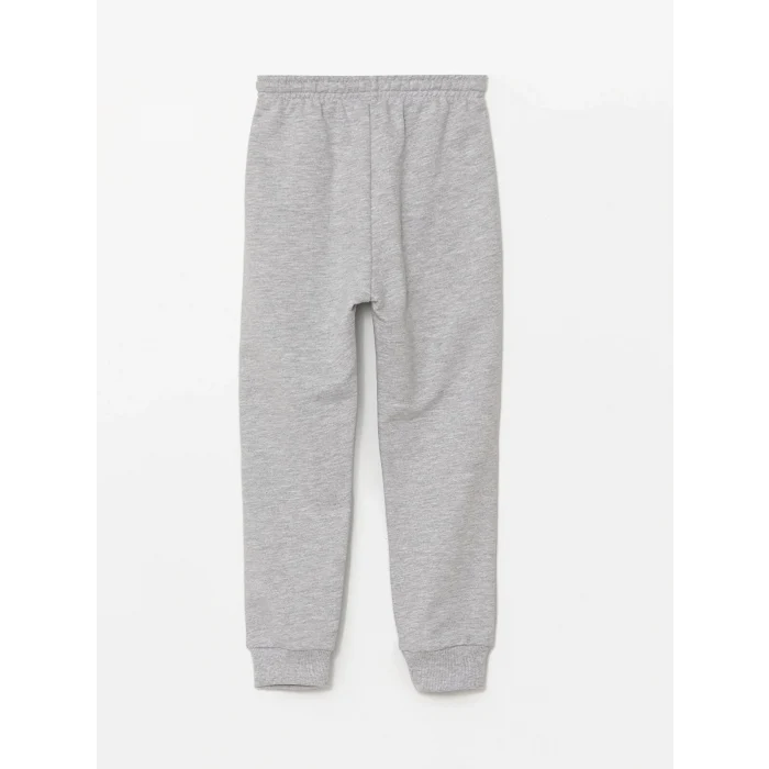 LCW Kids Mavi Bi Baby Bisiklet Yaka Uzun Kollu Baskılı Erkek Bebek Tişört ve Pantolon 2li Takım