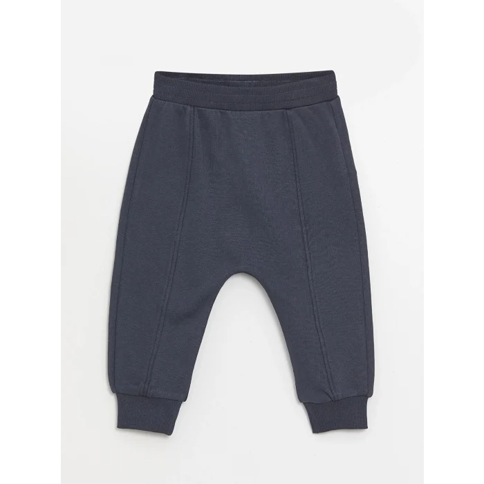 LCW baby Yeşil Bisiklet Yaka Baskılı Erkek Bebek Sweatshirt ve Eşofman Alt 2li Takım