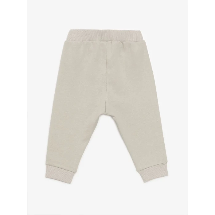 LCW baby Gri Bisiklet Yaka Erkek Bebek Sweatshirt ve Eşofman Alt 2li