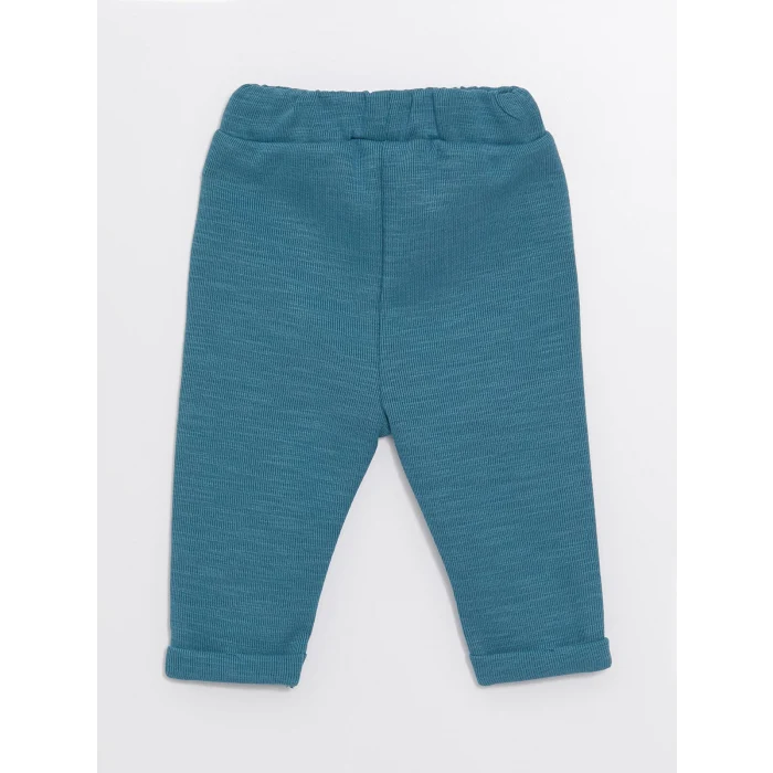 LCW baby Ekru Baskılı Erkek Bebek Sweatshirt ve Eşofman Alt 2li