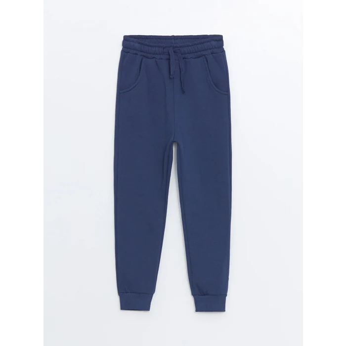 LCW Kids Bej Bisiklet Yaka Uzun Kollu Erkek Bebek Sweatshirt ve Eşofman Alt 2li Takım