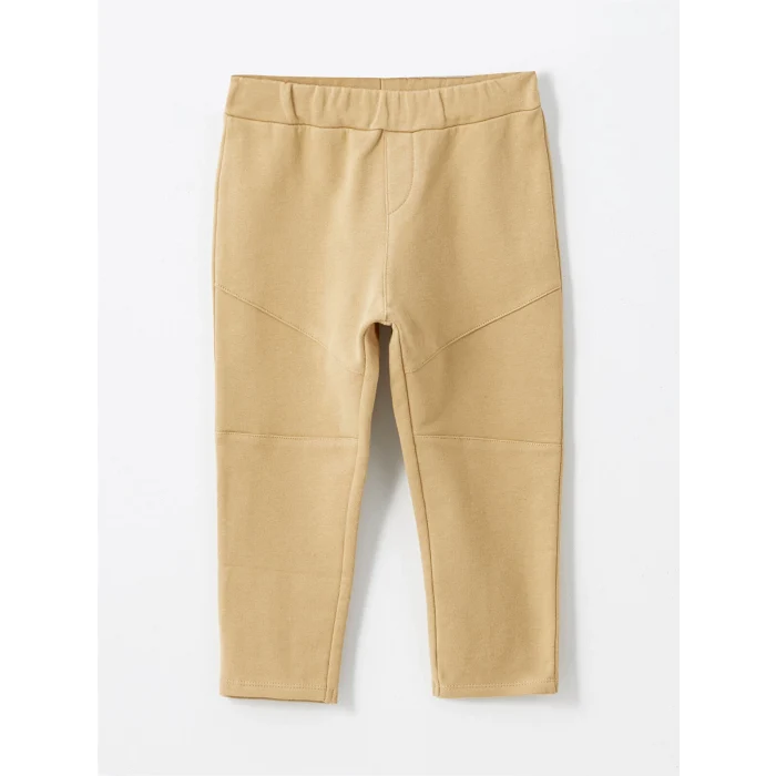 LCW baby Bej Kapüşonlu Erkek Bebek Hırka ve Eşofman Alt 2li Takım