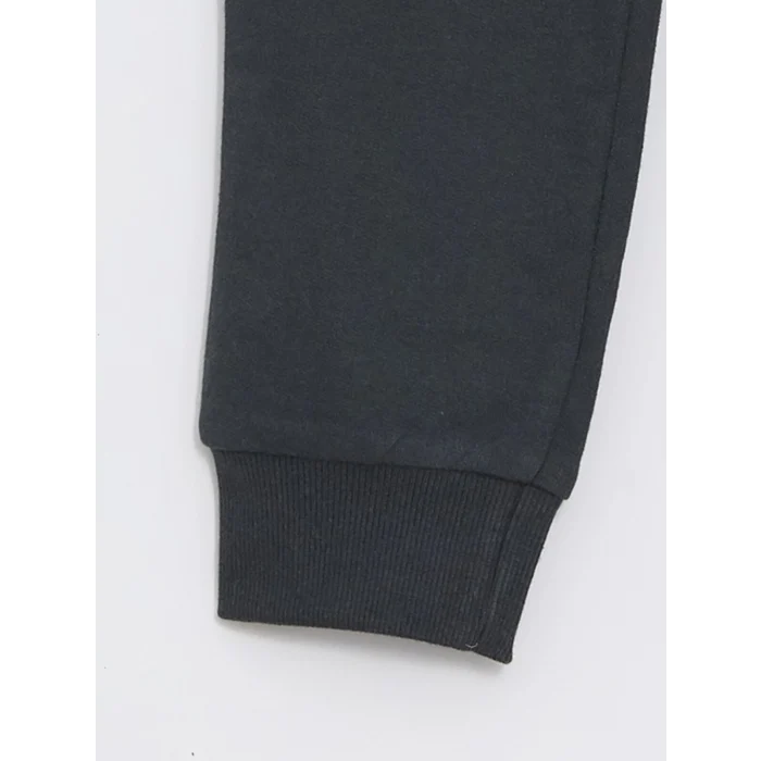 LCW Kids Turuncu Bisiklet Yaka Erkek Bebek Sweatshirt ve Eşofman Alt 2li