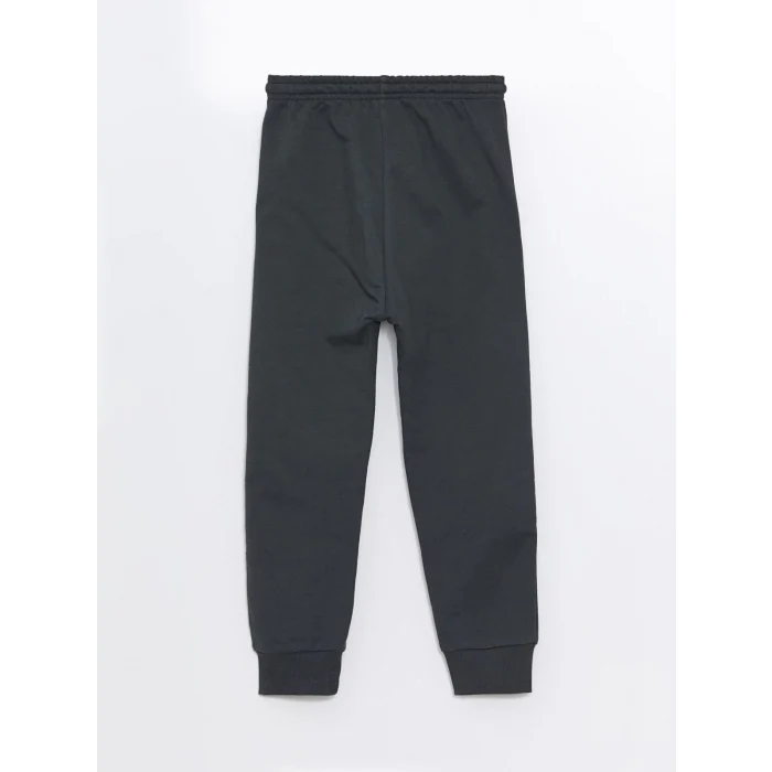 LCW Kids Turuncu Bisiklet Yaka Erkek Bebek Sweatshirt ve Eşofman Alt 2li