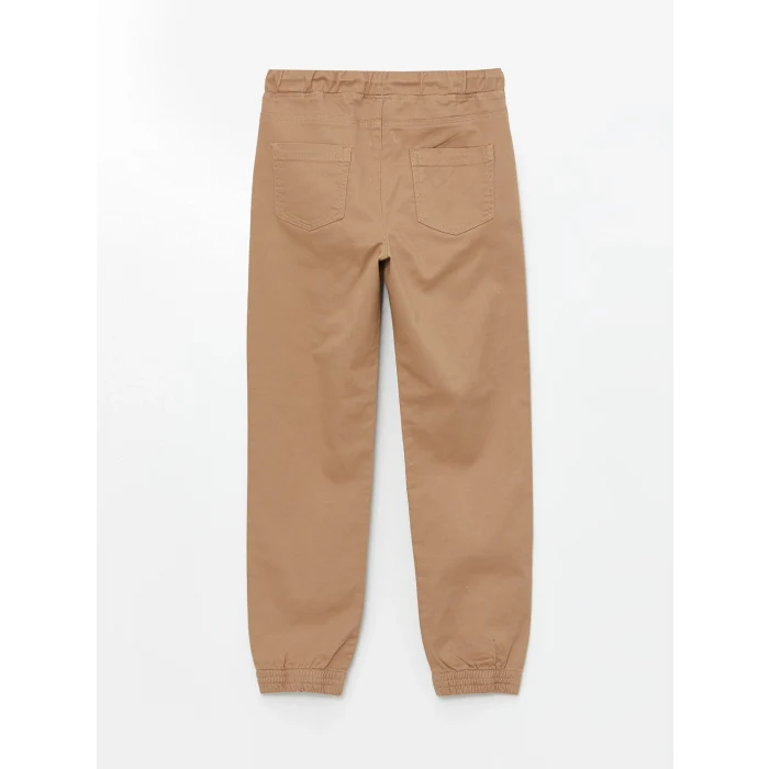 LCW Kids Bej Beli Lastikli Erkek Çocuk Jogger Pantolon
