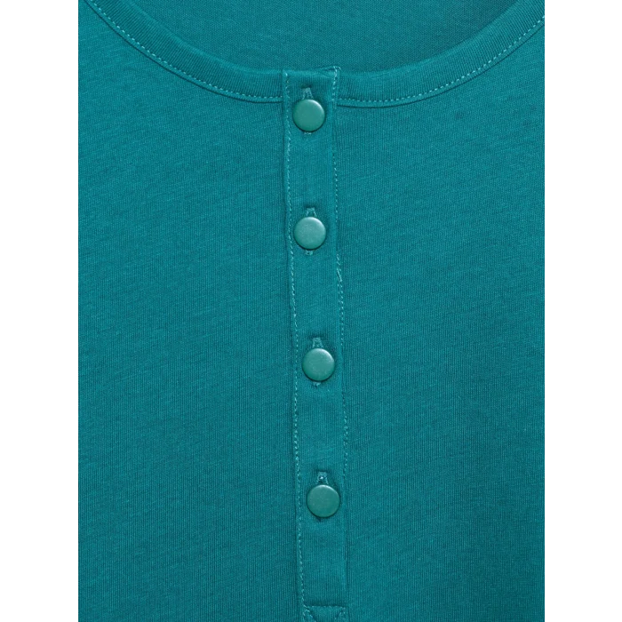 LCWAIKIKI Basic Yeşil Bisiklet Yaka Kadın Tişört