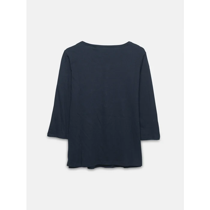 LCWAIKIKI Basic Siyah Bisiklet Yaka Kadın Tişört