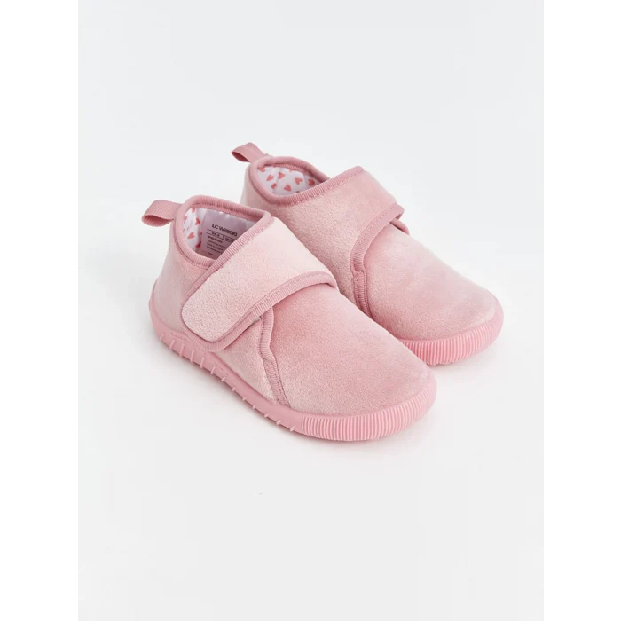 LCW STEPS Pembe Cırt Cırtlı Kız Çocuk Panduf