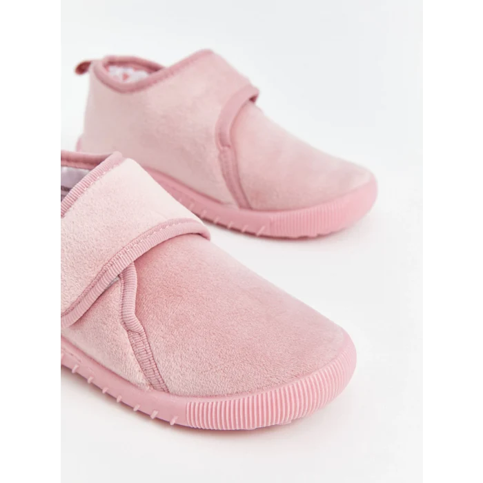 LCW STEPS Pembe Cırt Cırtlı Kız Çocuk Panduf