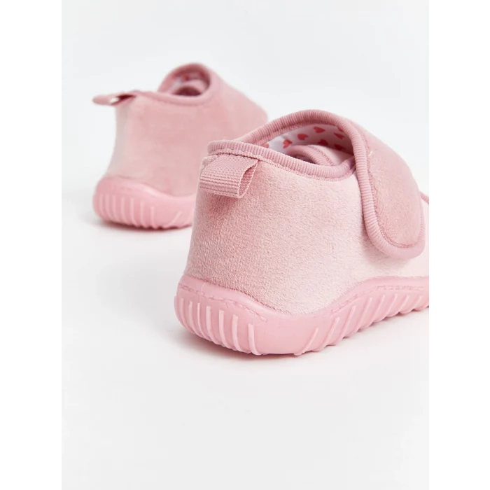 LCW STEPS Pembe Cırt Cırtlı Kız Çocuk Panduf