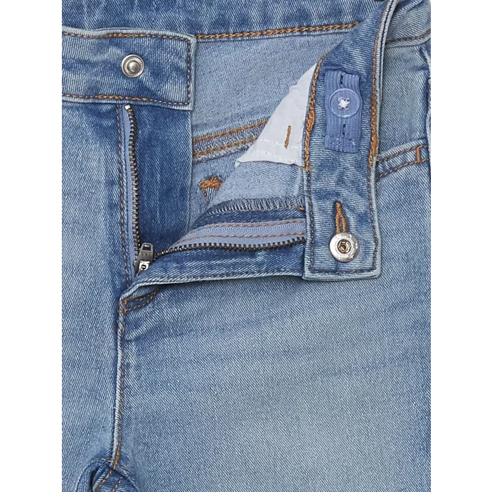 LCW Kids Mavi Beli Ayarlanabilir Lastikli Kız Çocuk Jean Pantolon