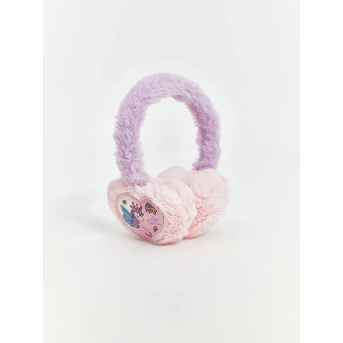 LCW ACCESSORIES Lila Nakışlı Pelüş Kız Çocuk Kulaklık