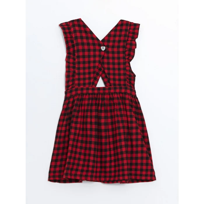 LCW Kids Siyah Yılbaşı Temalı Kız Çocuk Bluz ve Salopet Takım 2li Takım