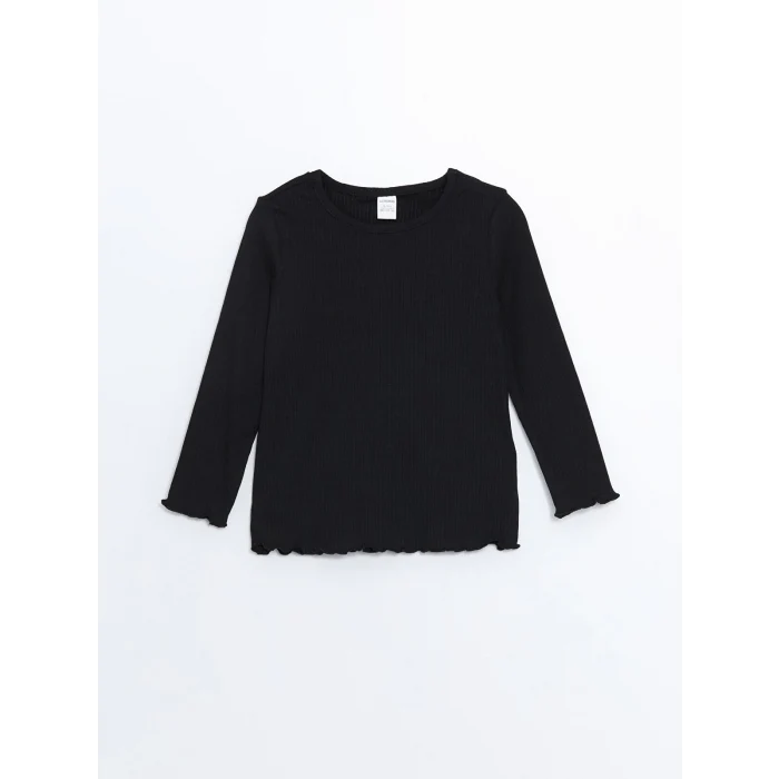 LCW Kids Siyah Yılbaşı Temalı Kız Çocuk Bluz ve Salopet Takım 2li Takım