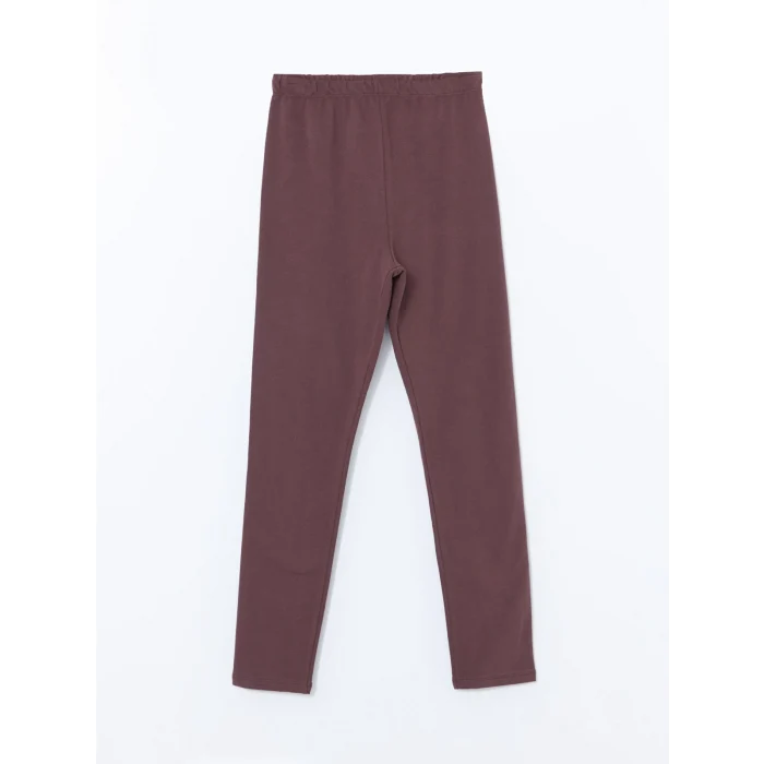 LCW Kids Mürdüm Beli Lastikli Basic Kız Çocuk Tayt