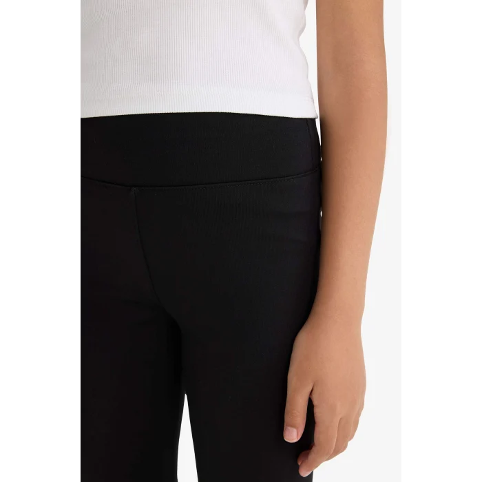 Defacto F3018A8BK81 Siyah Kız Çocuk Uzun Tayt