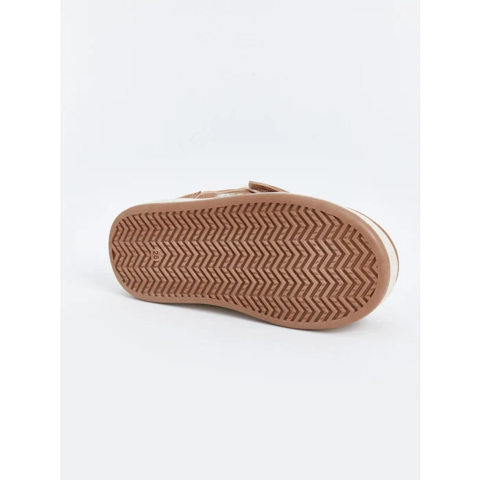 LCW STEPS Kahverengi Mickey Mouse Baskılı Erkek Bebek Bot