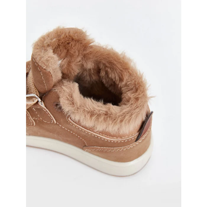 LCW STEPS Kahverengi Mickey Mouse Baskılı Erkek Bebek Bot